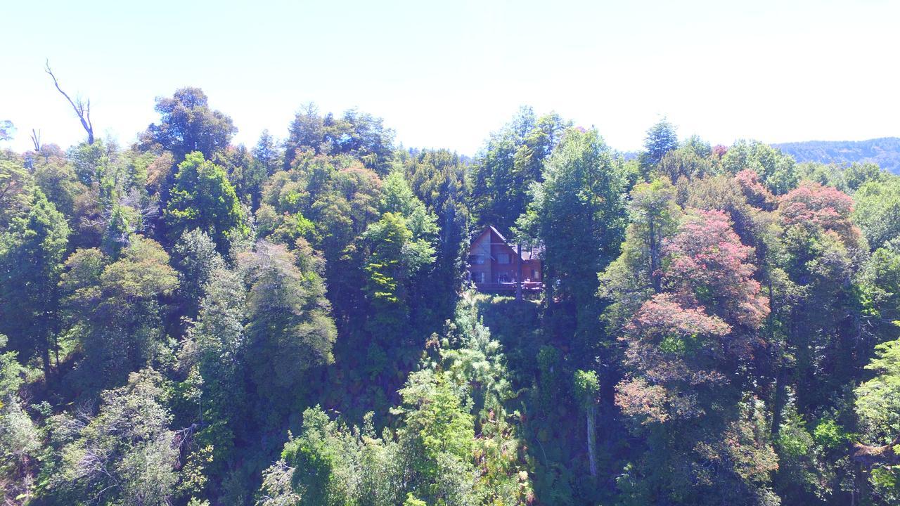 CoñaripeCabana Rustica Patagonia Chilena别墅 外观 照片